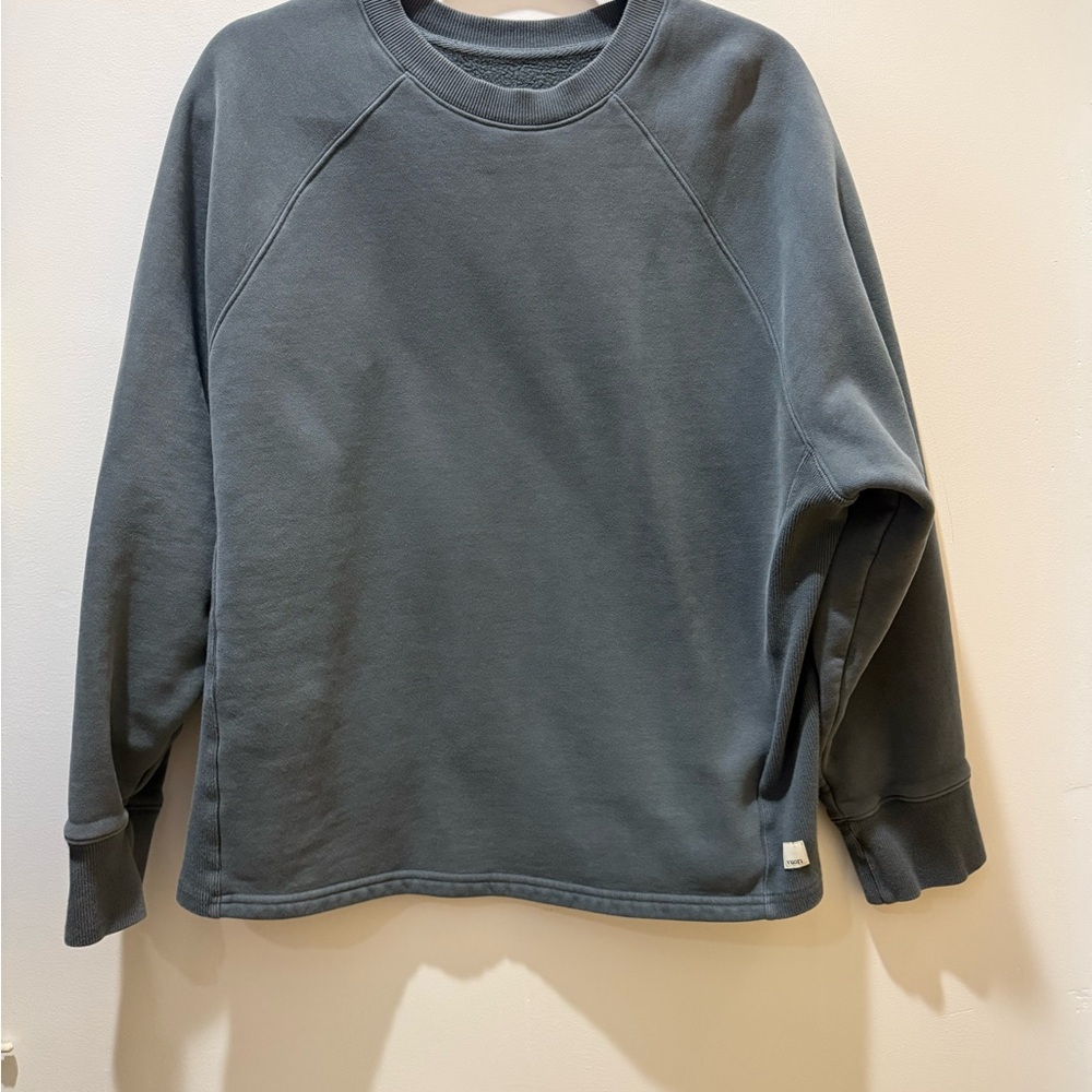 Vuori Blue Oversized Crewneck